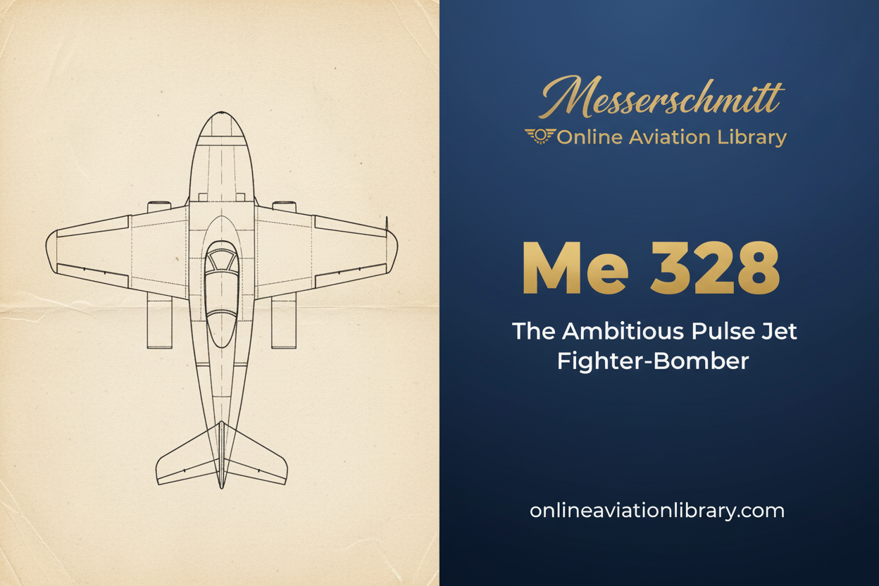 Messerschmitt Me 328: The Ambitious Pulse Jet Fighter-Bomber