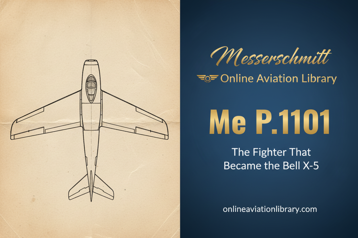 Messerschmitt Me P.1101: The Fighter That Became the Bell X-5