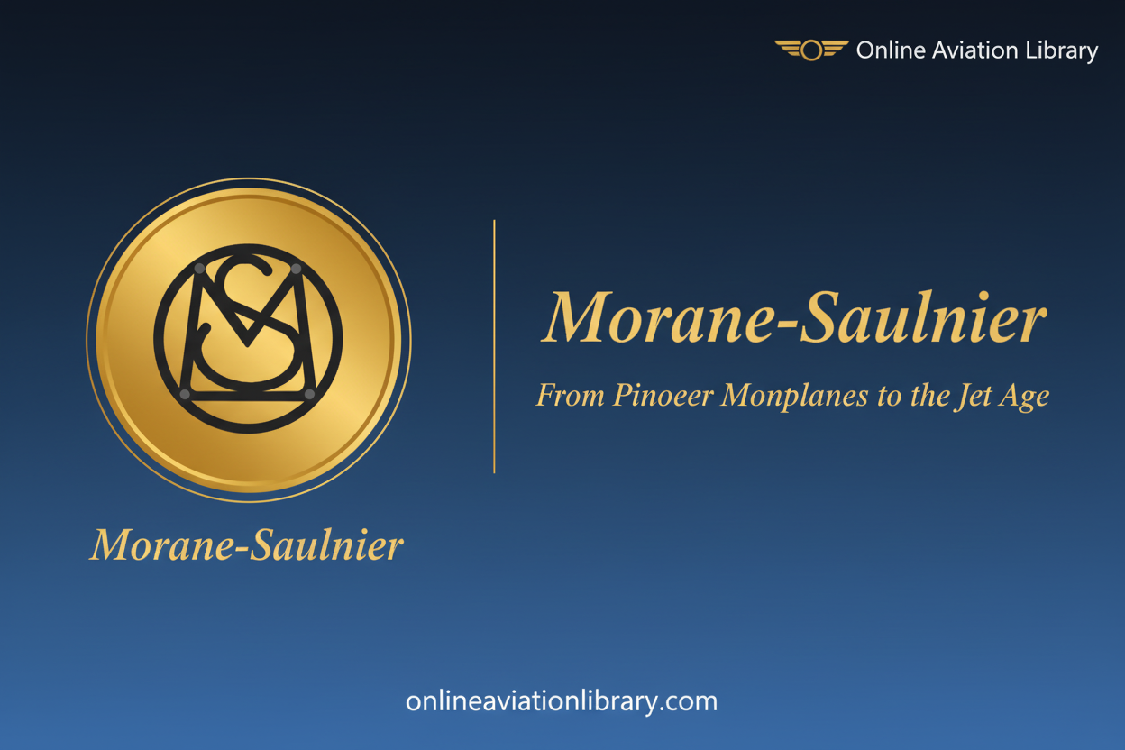 Morane-Saulnier Aircraft: From Pioneer Monoplanes to Jet Trainers - A Century of French Aviation Innovation