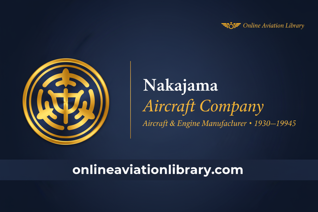 Nakajima Aircraft Company — Aircraft & Engines 1930–1945: The Technical Catalog