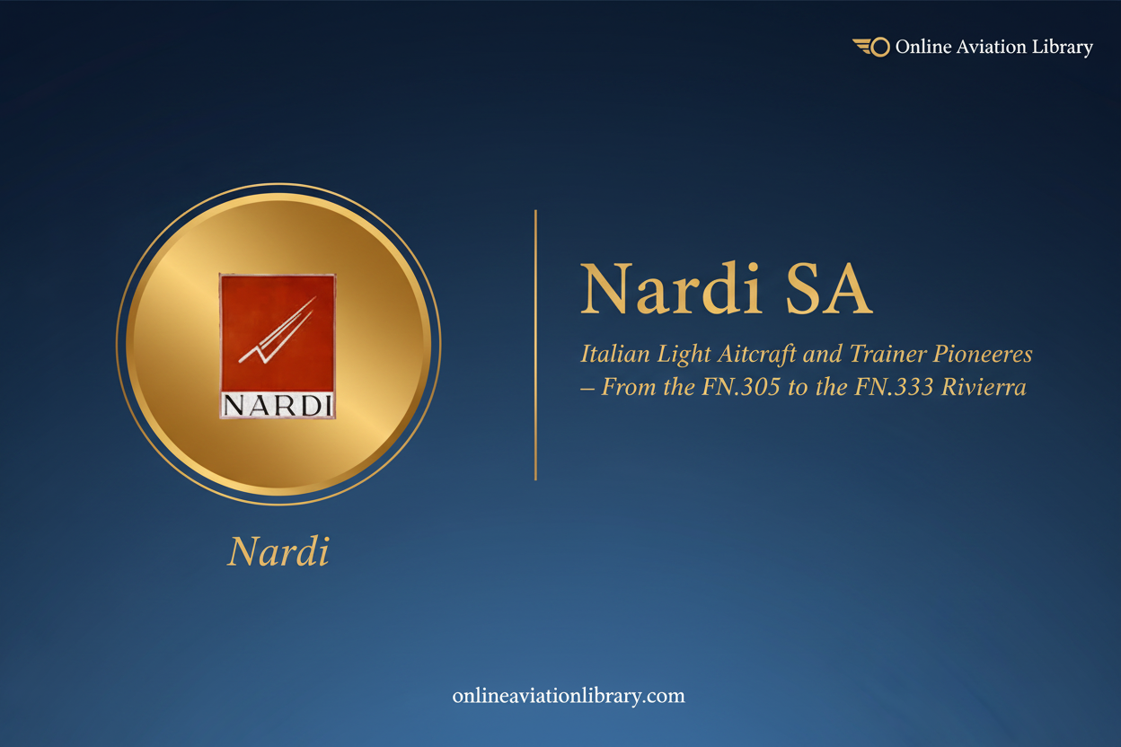 Nardi SA Costruzioni Aeronautiche — Italian Light Aircraft and Trainer Pioneers