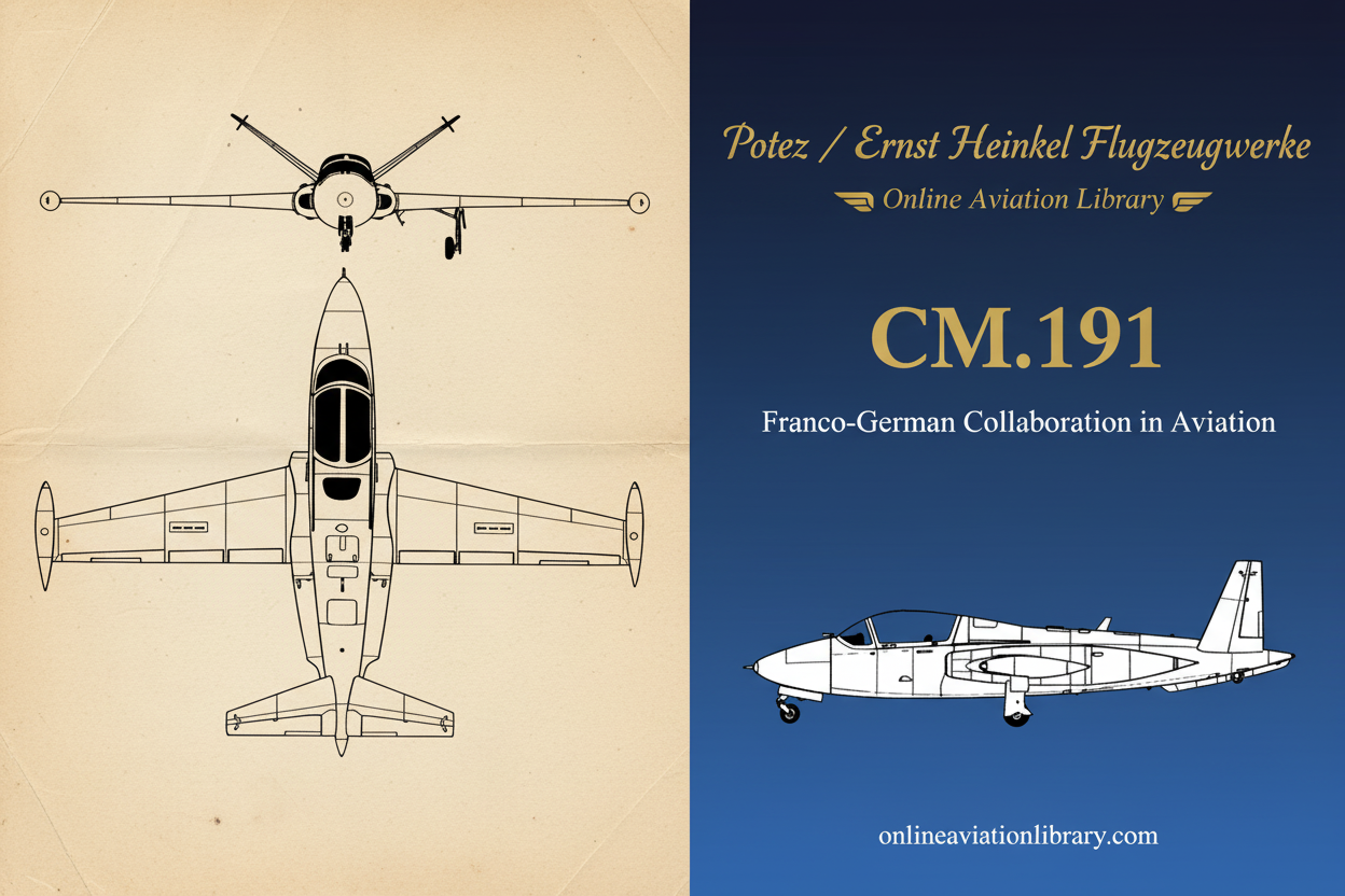 Potez/Heinkel CM.191: Franco-German Collaboration in Aviation