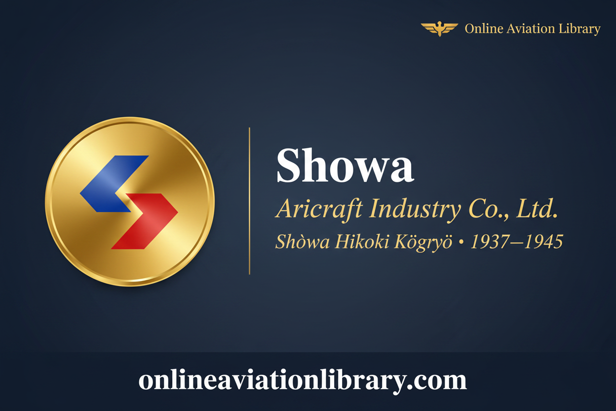 Showa Aircraft Industry Co., Ltd — Aircraft Production 1937–1945: The Technical Catalog