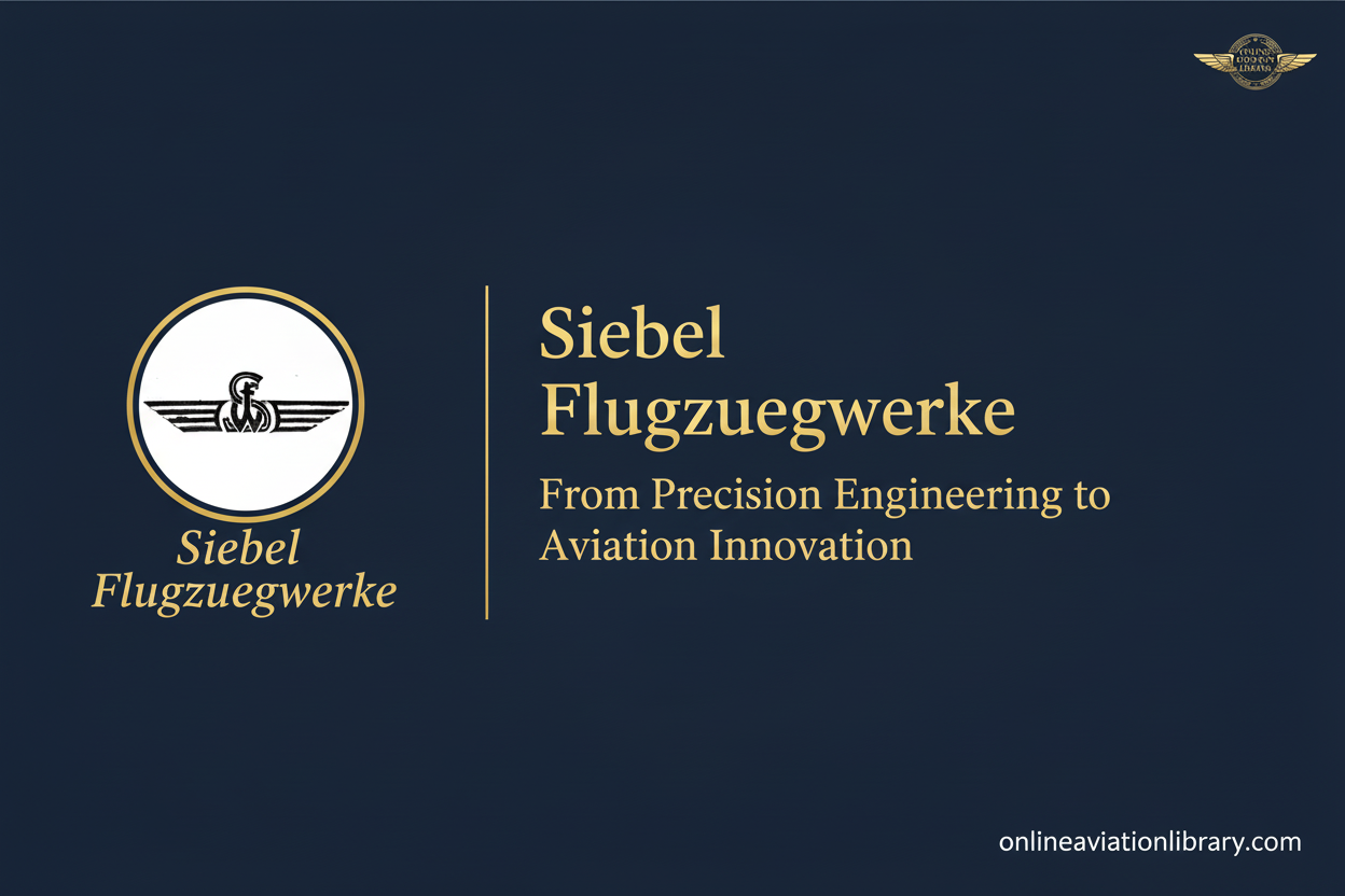 Siebel Flugzeugwerke: From Precision Engineering to Aviation Innovation