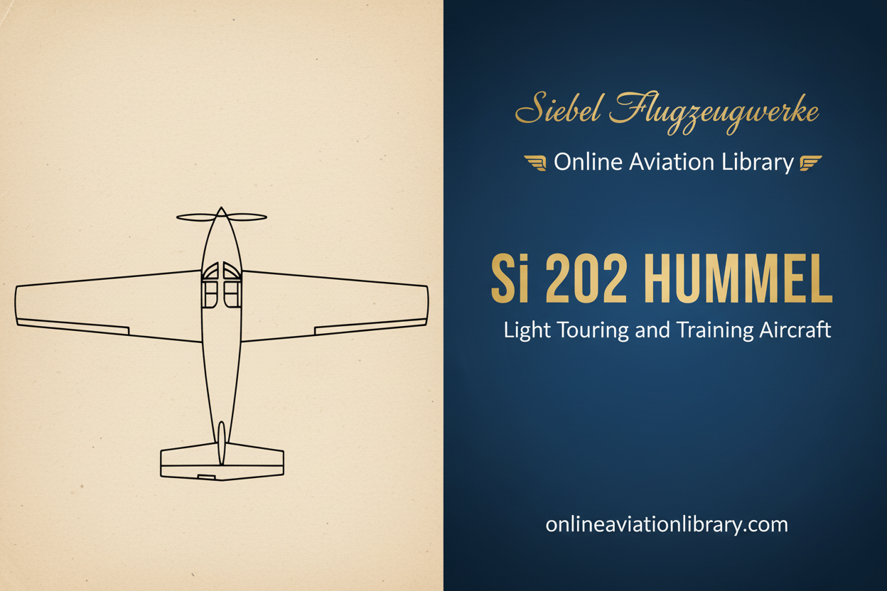 Siebel Si 202 Hummel - Light Touring and Training Aircraft