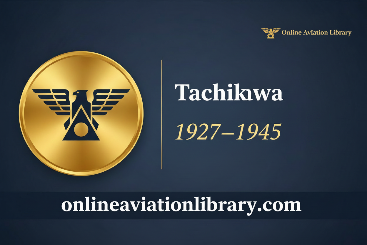 Tachikawa Aircraft Company (Tachikawa Hikōki KK) — Aircraft & Engines 1927–1945: The Technical Catalog