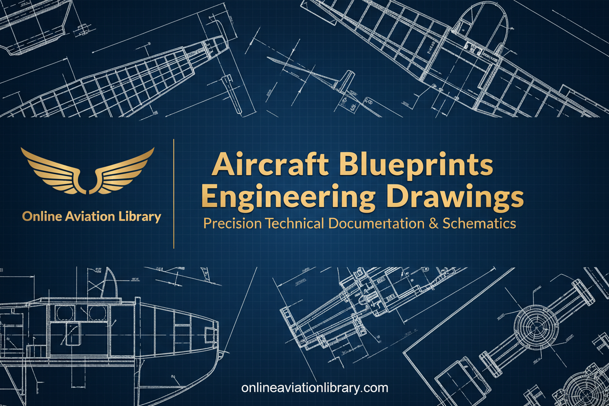 Aircraft Blueprints Engineering Drawings