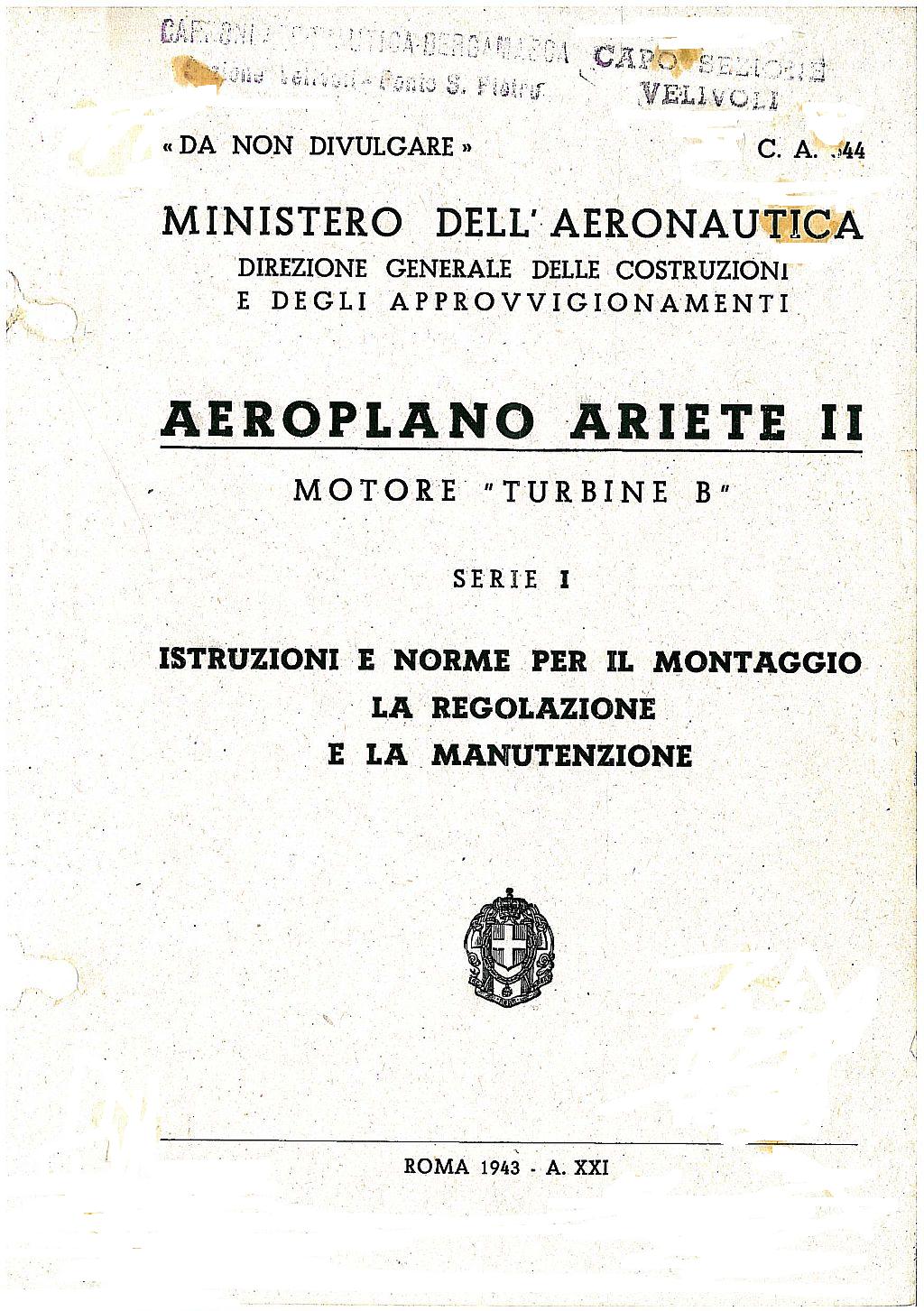 Reggiane Re.2002 Ariete Fighter-Bomber Manuals Collection - Digital Download