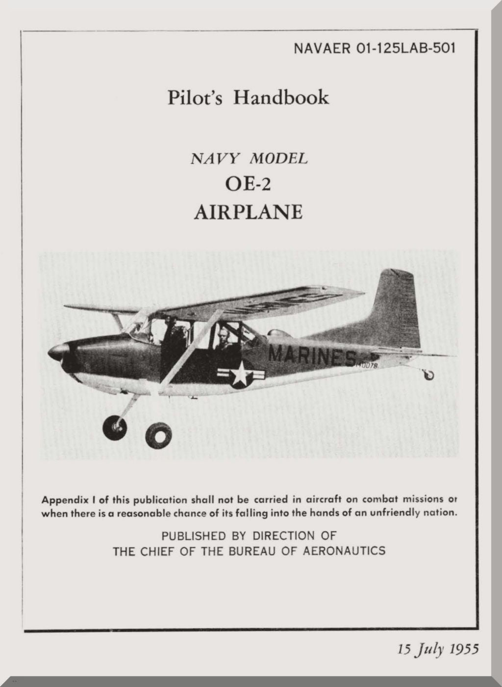 Cessna O-1 / L-19 / OE-1 Bird Dog Aircraft Manuals Collection