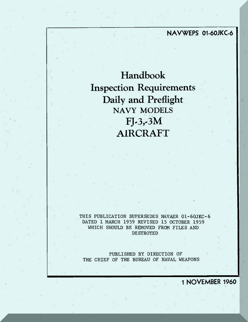 North American FJ Fury - Comprehensive Aircraft Manuals Collection