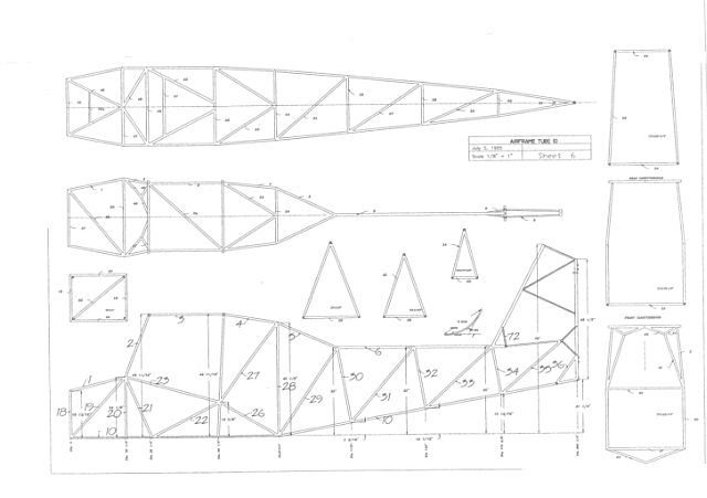 Citabria  Style Aircraft Blueprints Download