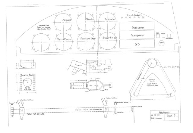 Citabria  Style Aircraft Blueprints Download
