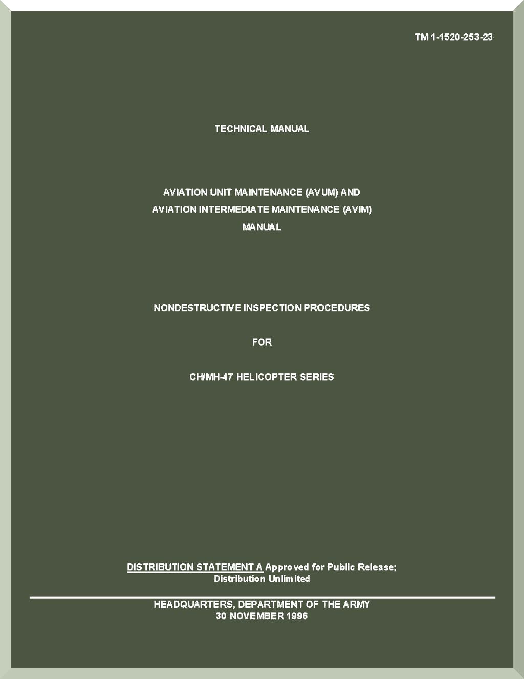 Boeing CH-47 ChinookHelicopter Manuals Bundle - Download