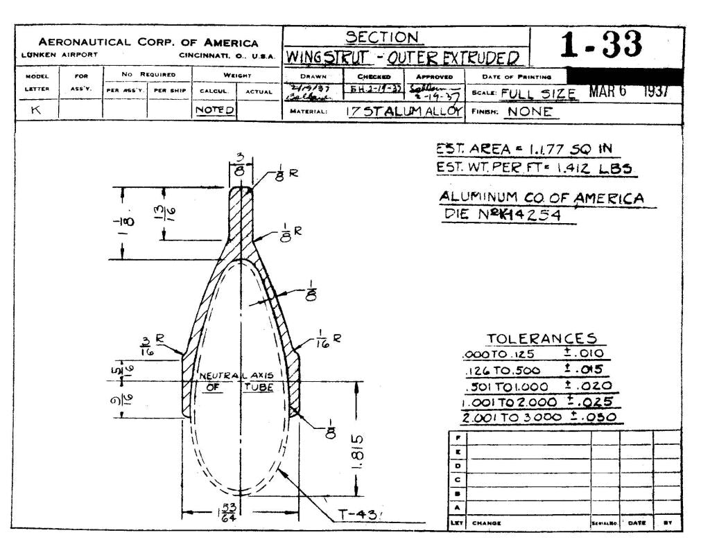 Aeronca Aircraft 50 to 65 and 7 XX to 11 Blueprints Engineering Drawings - Download