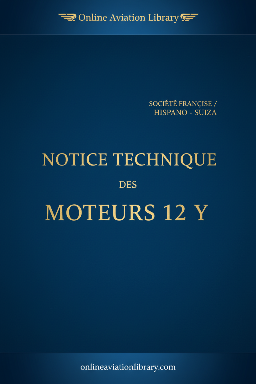 12 Y — Notice Technique des Moteurs 12 Y