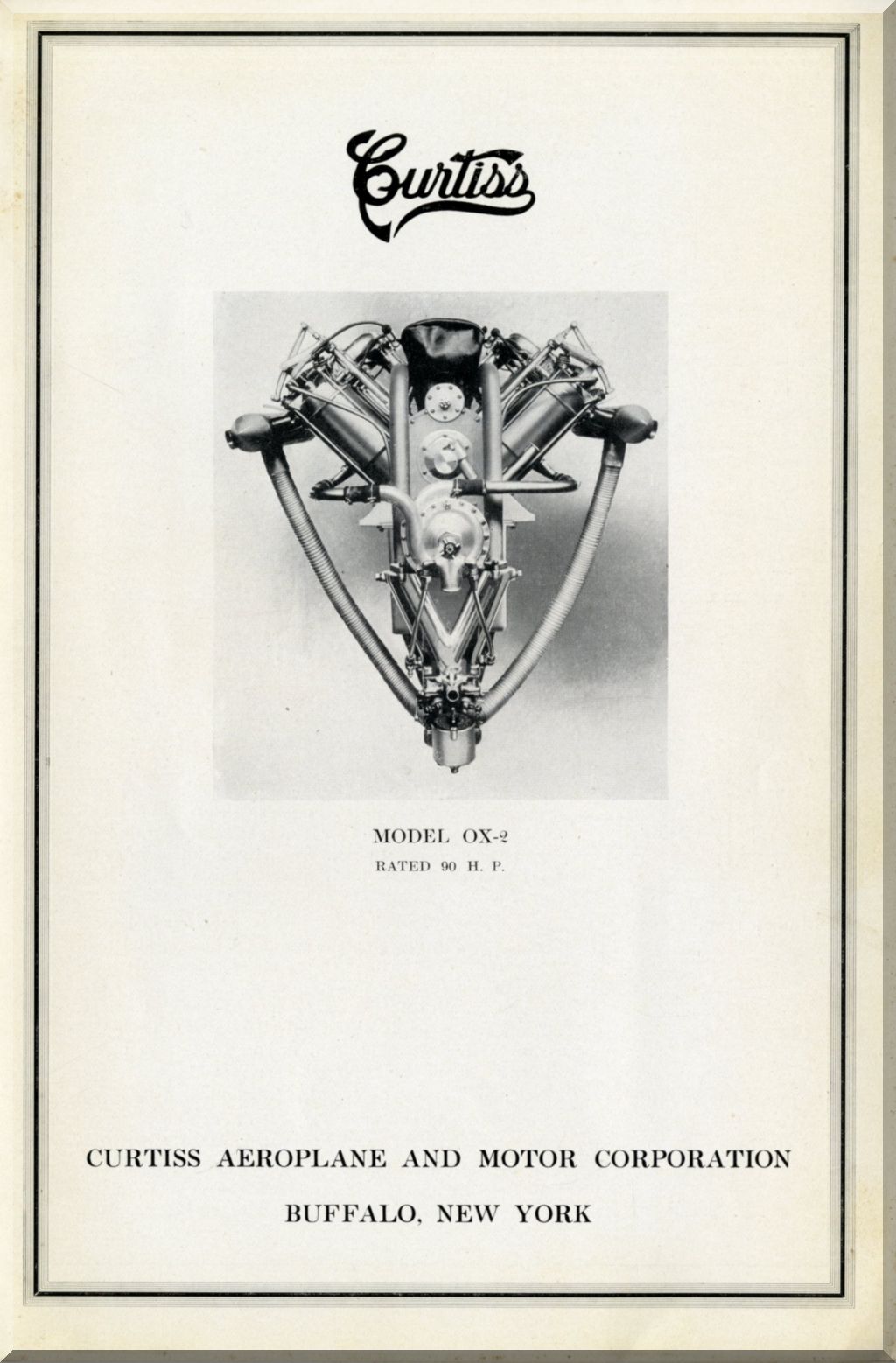 Curtiss OX-5 Aircraft Engine Manuals Collection - Digital Download