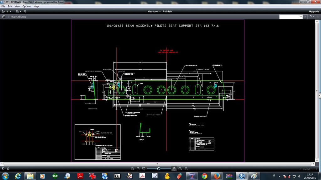 North American Aviation P-51 Aircraft Blueprints Engineering Drawings CAD Files - Download