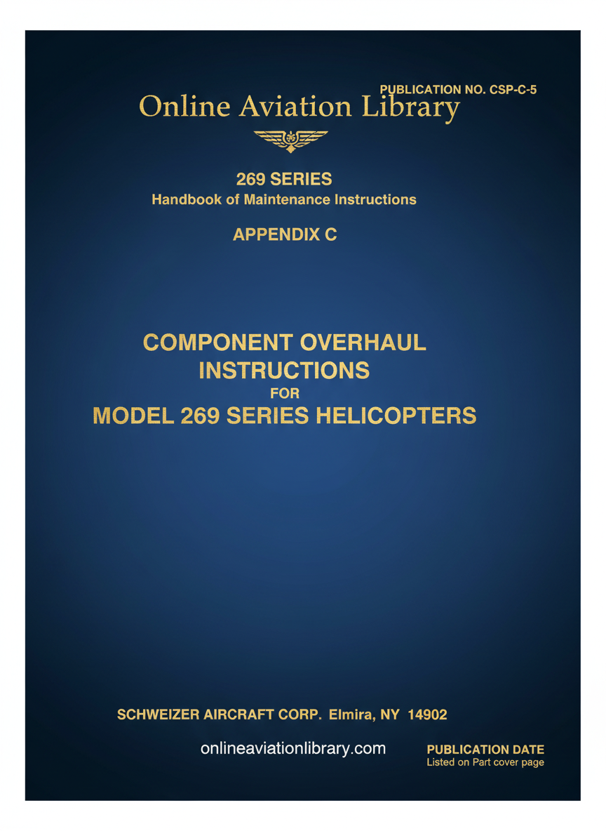 269 Series Component Overhaul Instructions Cover Page