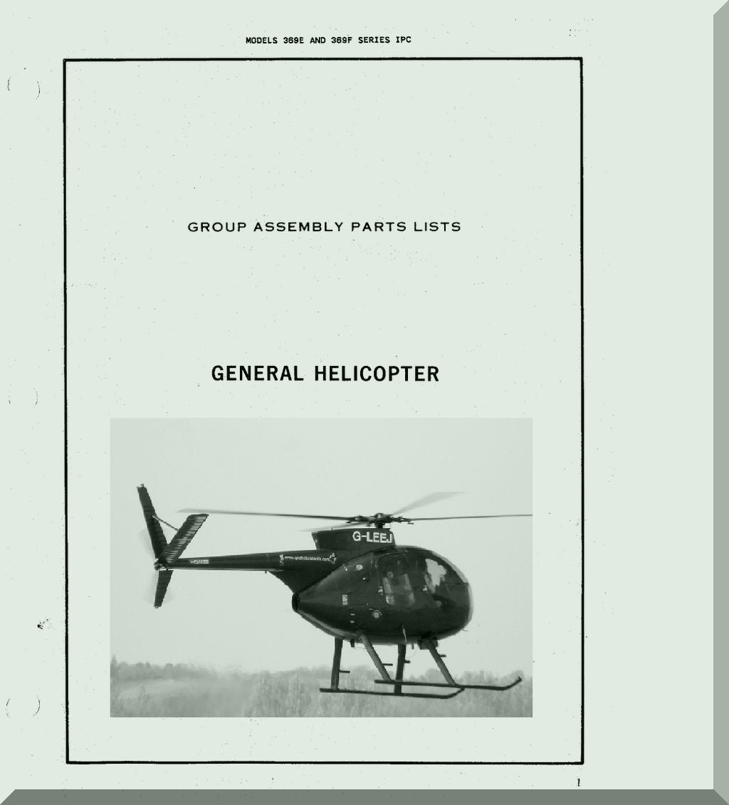 Hughes 369 / OH-6 " Cayuse " Helicopter Manuals Bundle - Download