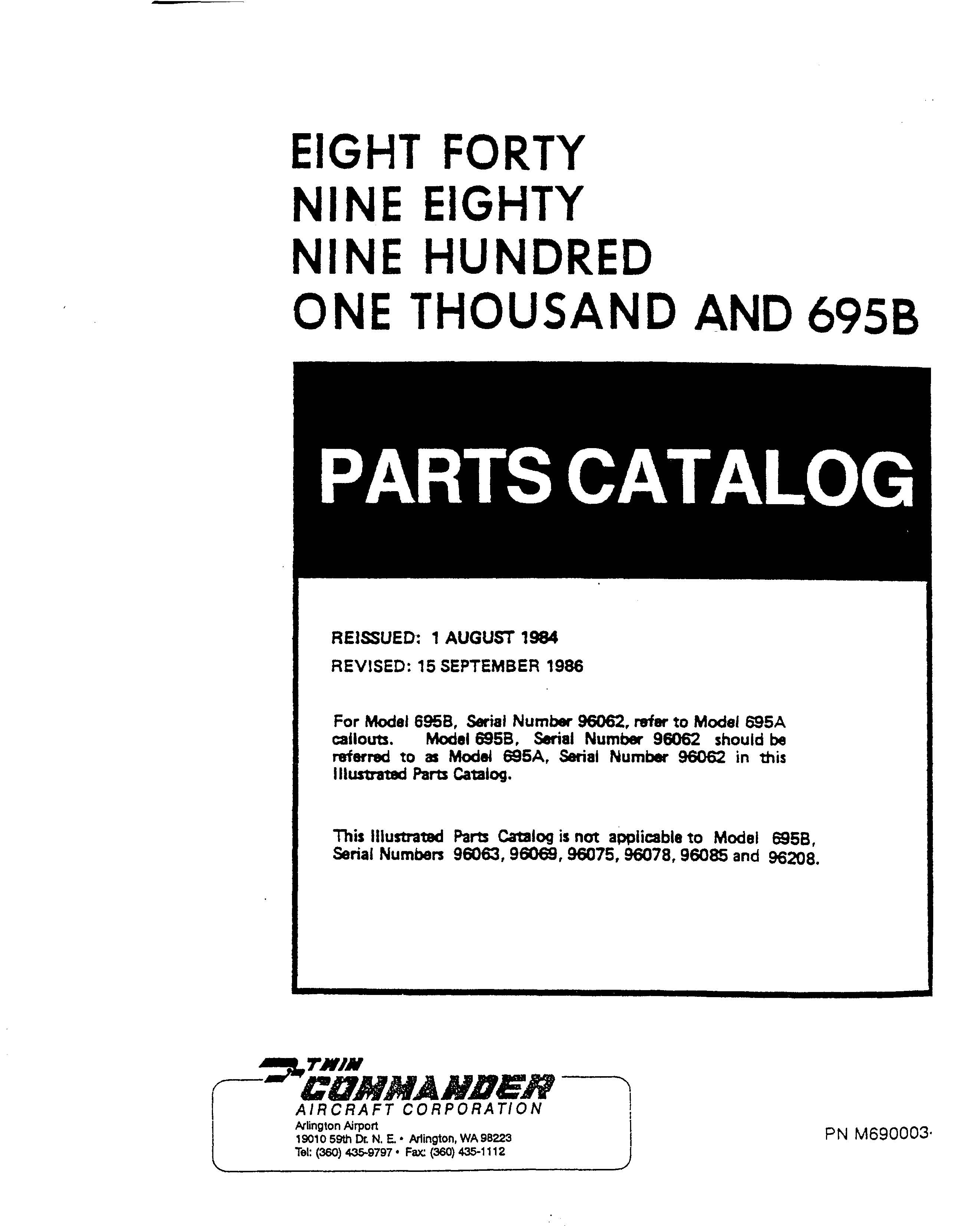 Aero Commander 695, 840, 900, 980, 1000 Jet Prop Aircraft Manuals Collection - Digital Download