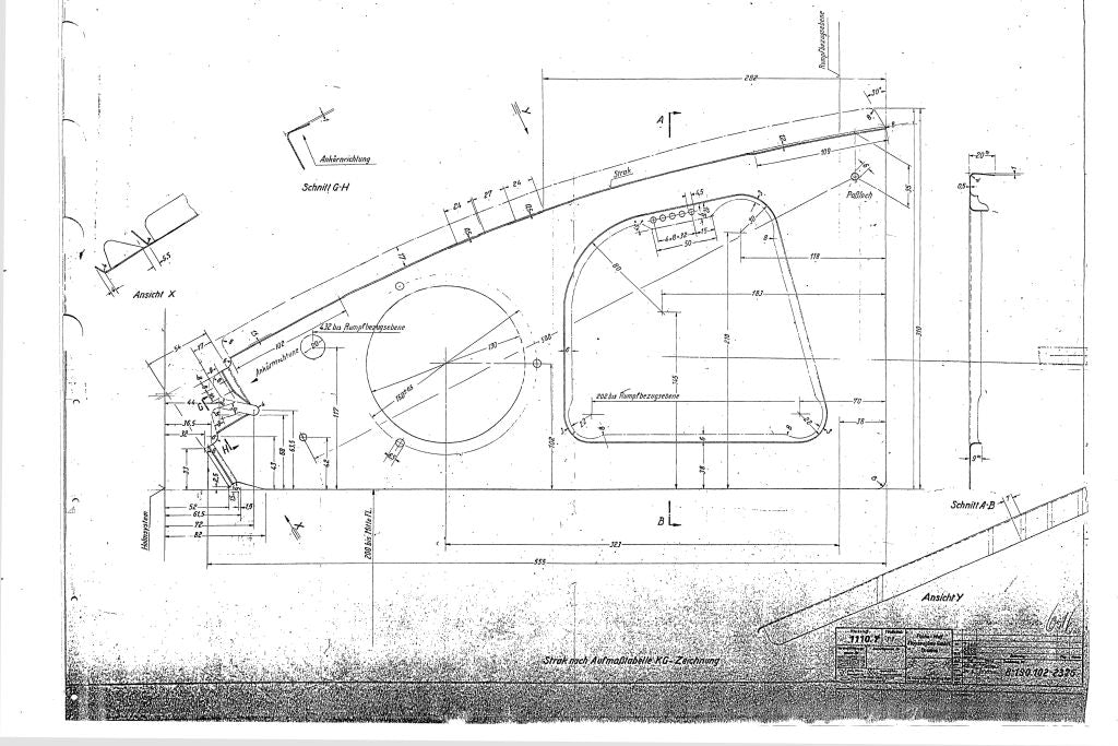 Focke Wulf Fw-190 A-8 Aircraft Engineering Blueprints - Digital Download