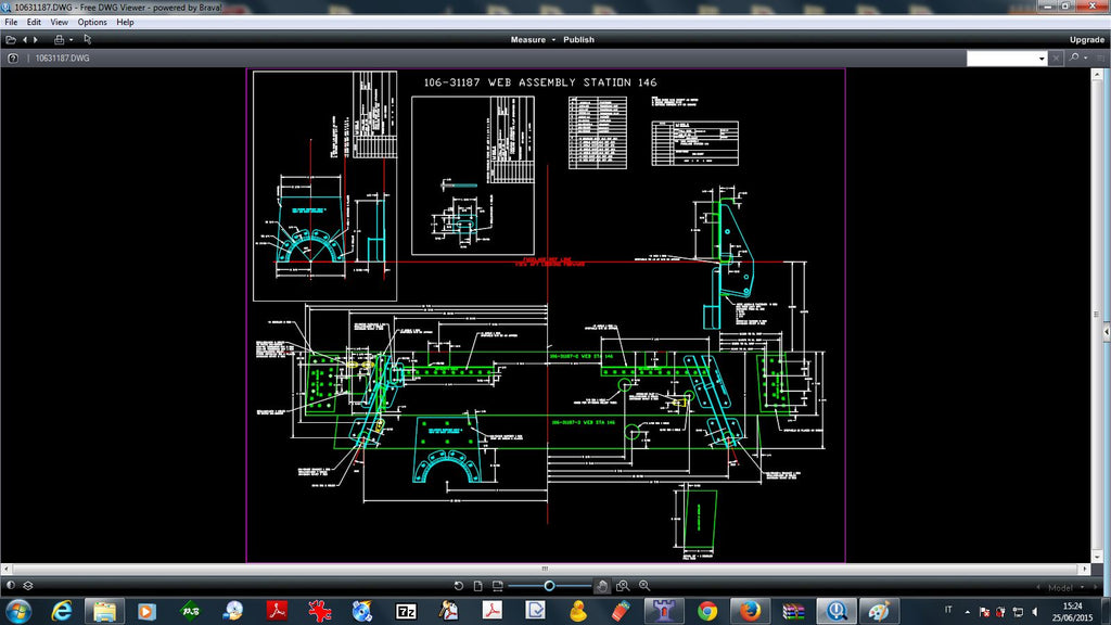North American Aviation P-51 Aircraft Blueprints Engineering Drawings CAD Files - Download