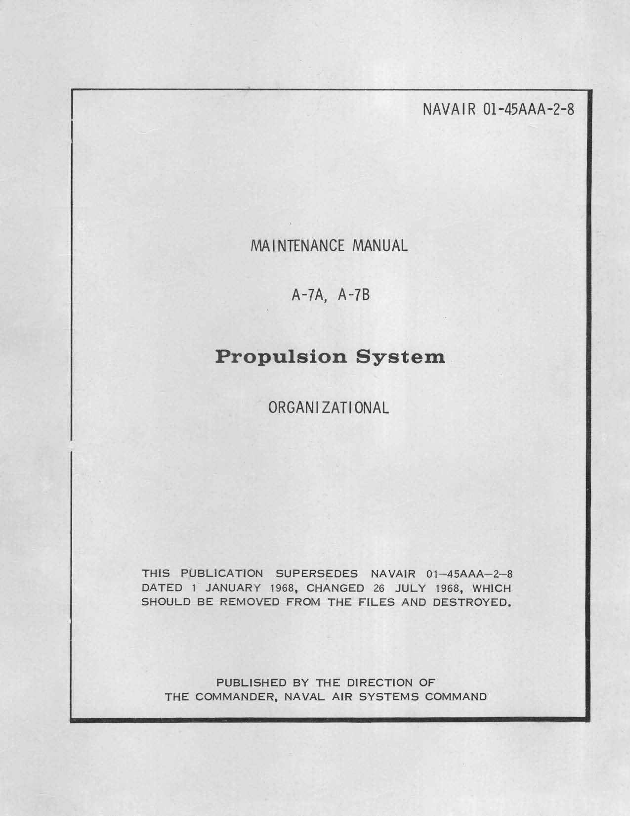 LTV A-7 Corsair II Aircraft Manuals Collection  - Download -