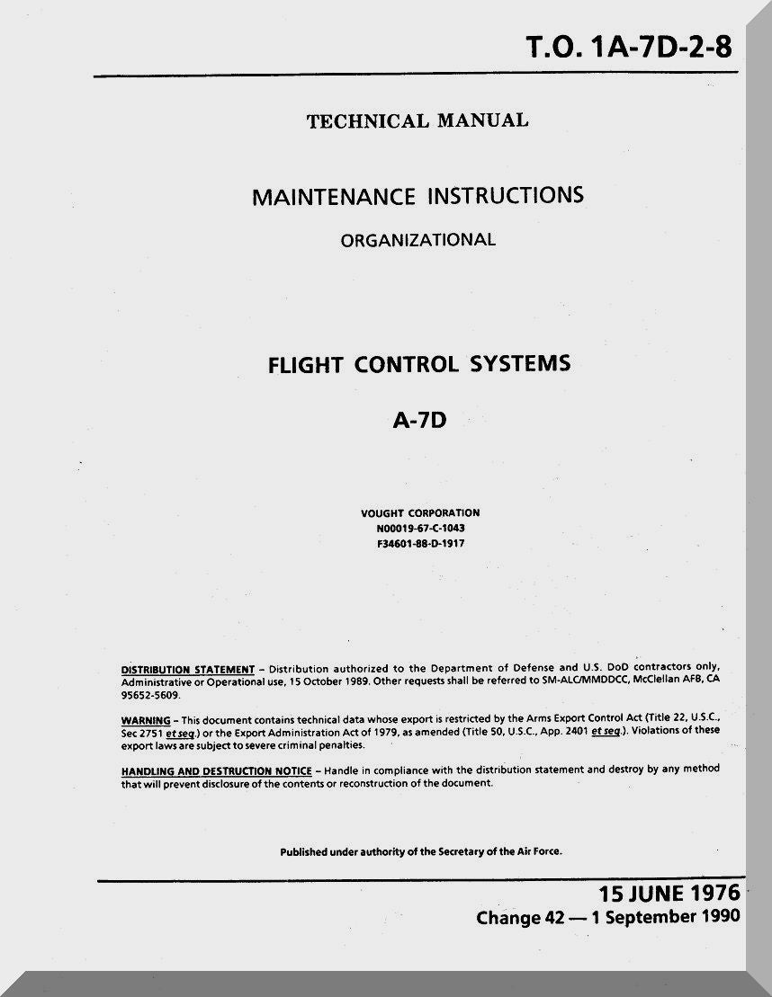 LTV A-7 Corsair II Aircraft Manuals Collection