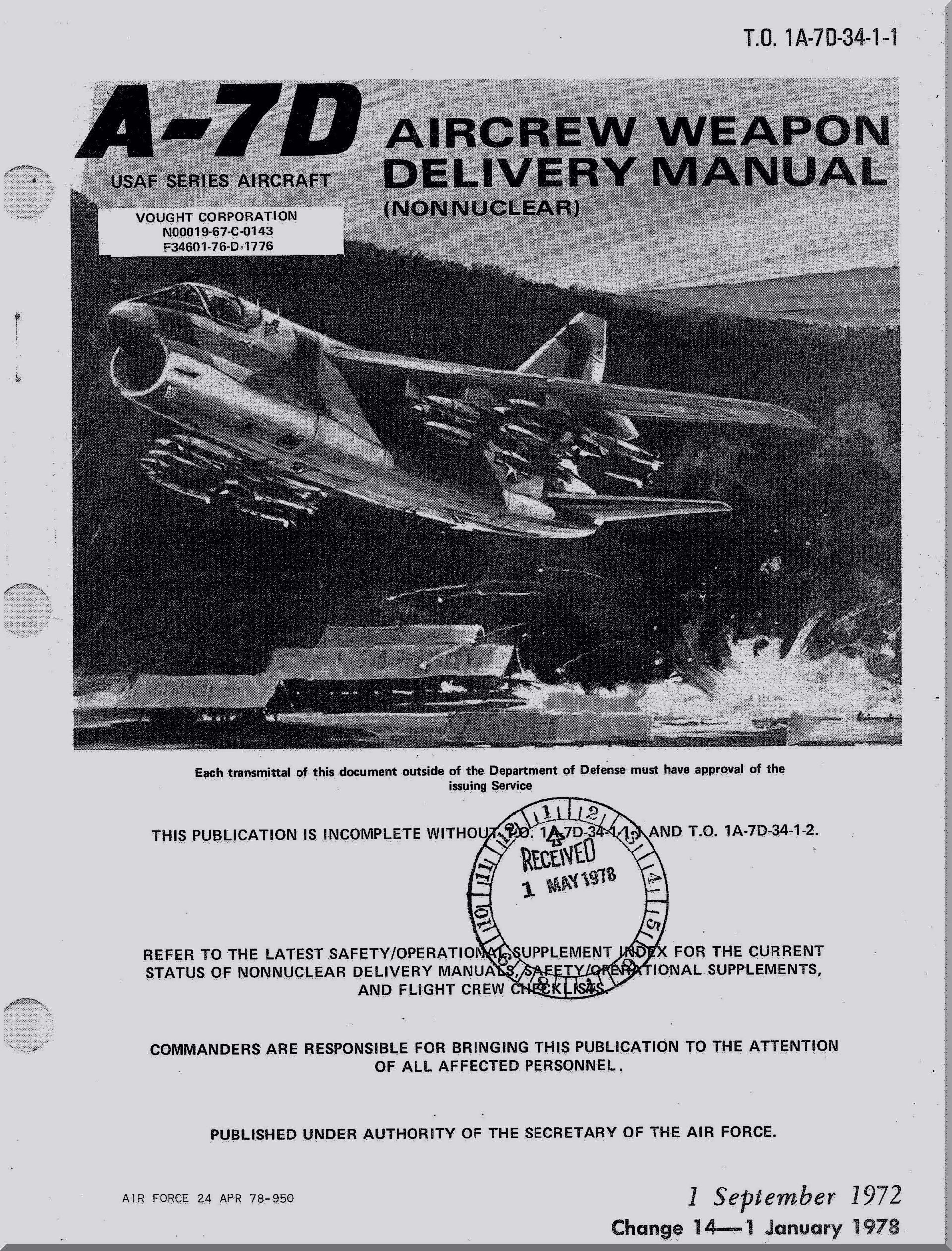 LTV A-7 Corsair II Aircraft Manuals Collection