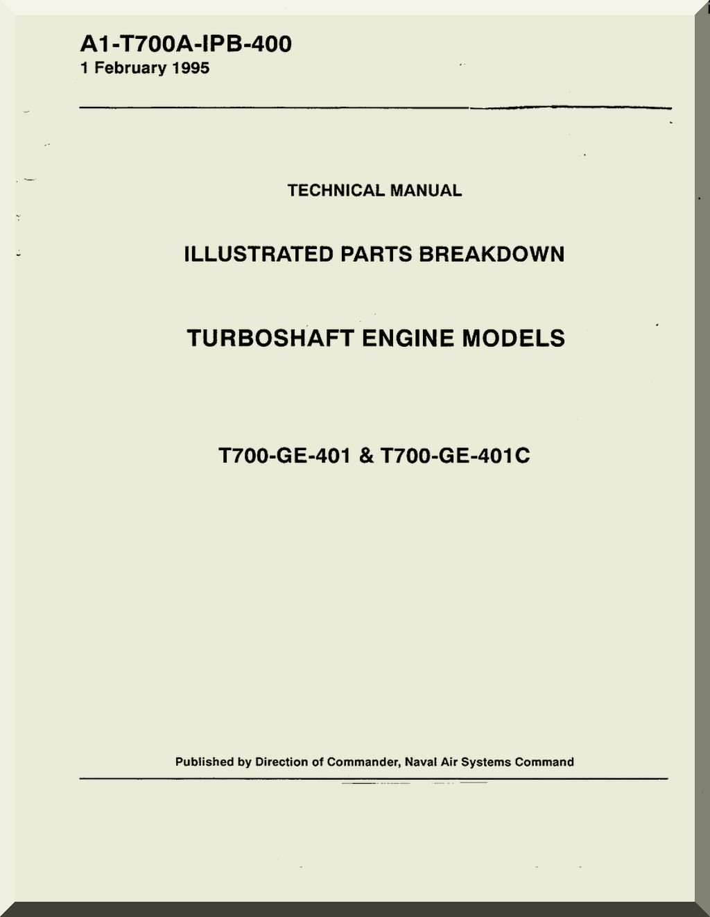GE Aviation T700 / CT7 Turboshaft Engine Manuals Collection - Digital Download
