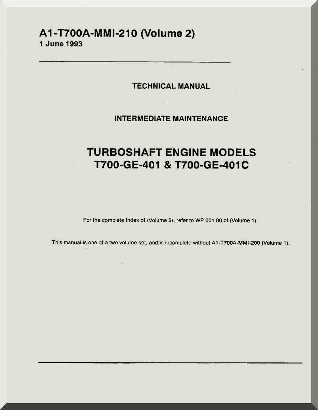 GE Aviation T700 / CT7 Turboshaft Engine Manuals Collection - Digital Download
