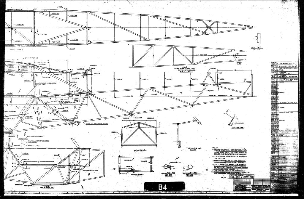 Piper Pa-18 Pa-19 L-18 L-21 Super Cub Aircraft Blueprints - Download