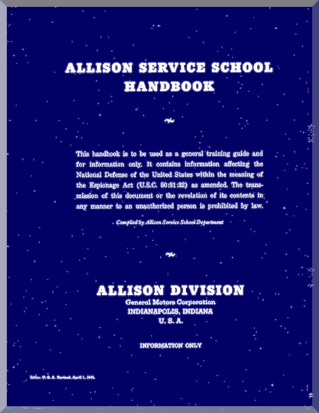 Allison V-1710 Aircraft Engine Manuals Bundle - Download -
