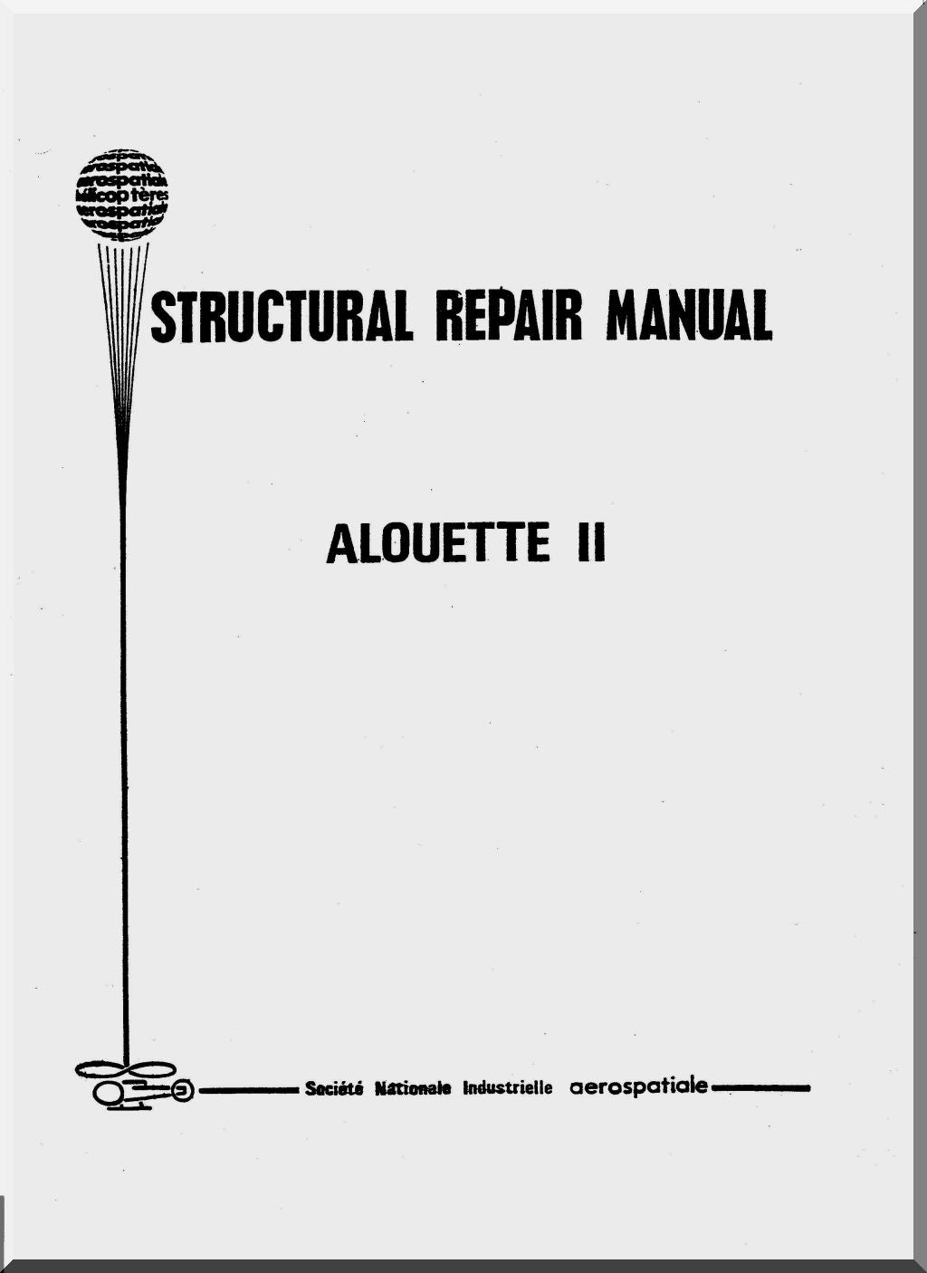 Sud Aviation / Aerospatiale SE 313 / SE 3130 / SA 318 Alouette II / SA-315 Lama Helicopter Manuals Bundle - Download