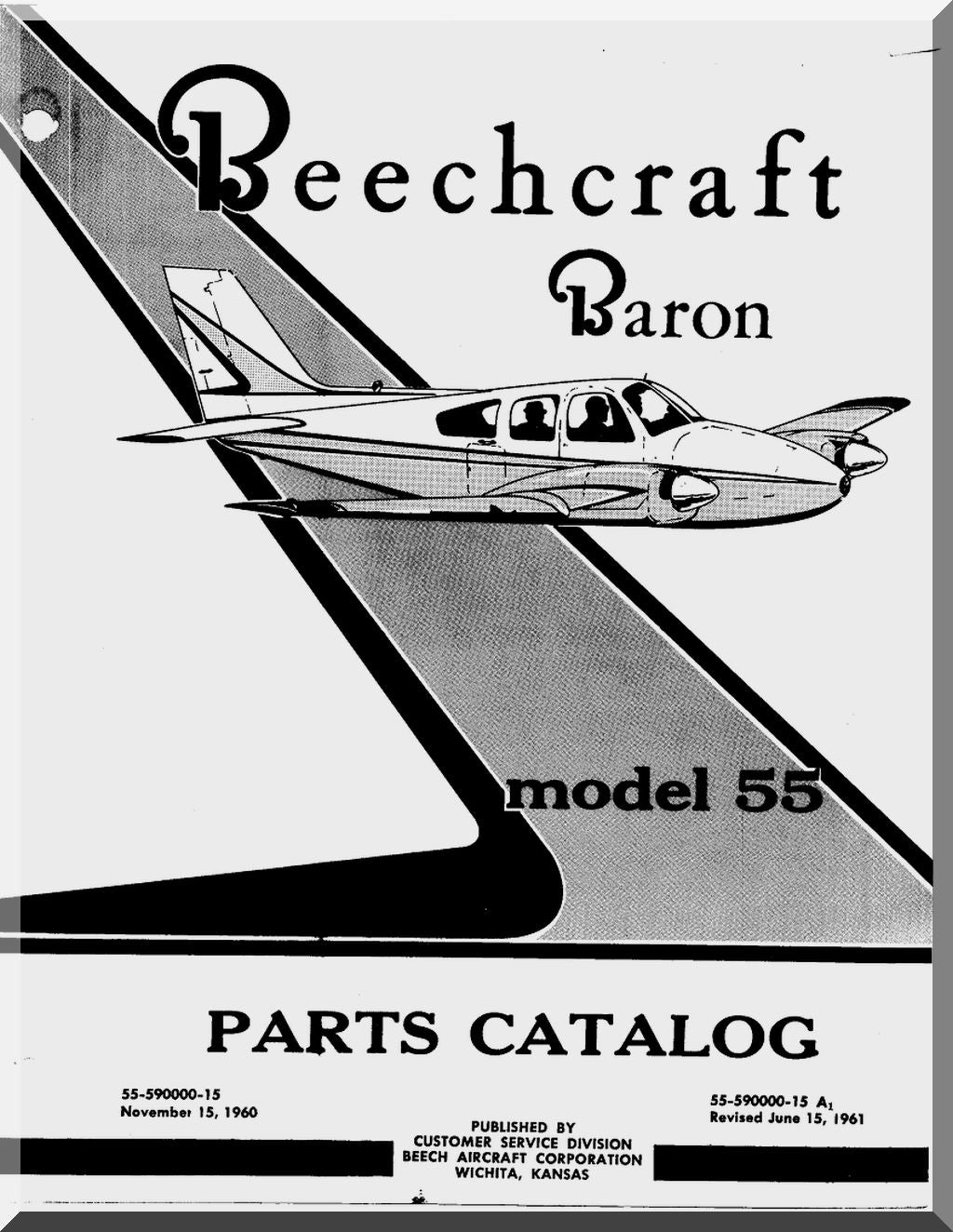 Beechcraft 55 / 56 / 58 Baron / T-42A Cochise Aircraft Manuals Collection