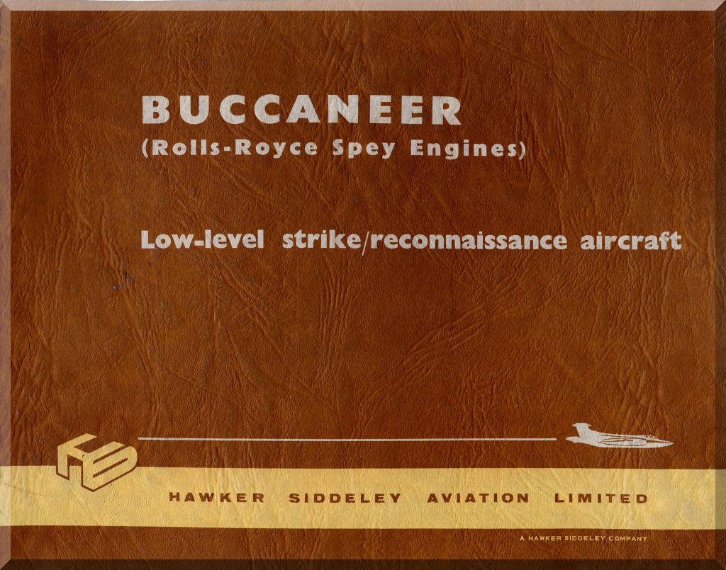 Blackburn Buccaneer  Aircraft  Technical Brochure Manual -