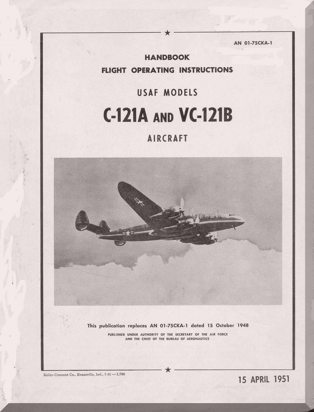 Lockheed C-69, C-121, R7V-1 Constellation Aircraft Manuals Collection - Digital Download