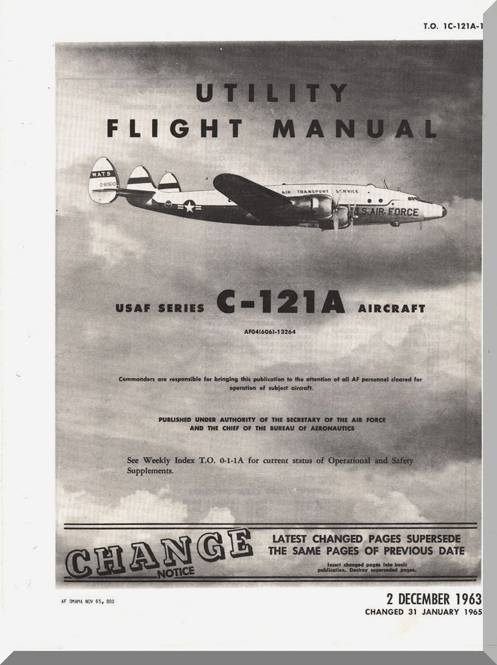 Lockheed C-69, C-121, R7V-1 Constellation Aircraft Manuals Collection - Digital Download