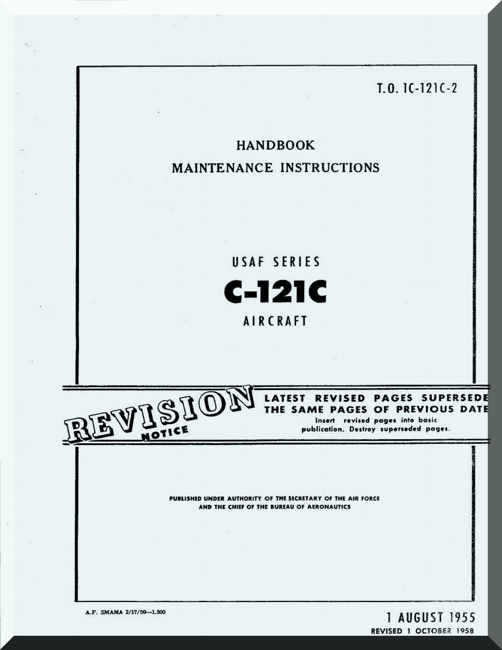 Lockheed C-69, C-121, R7V-1 Constellation Aircraft Manuals Collection - Digital Download