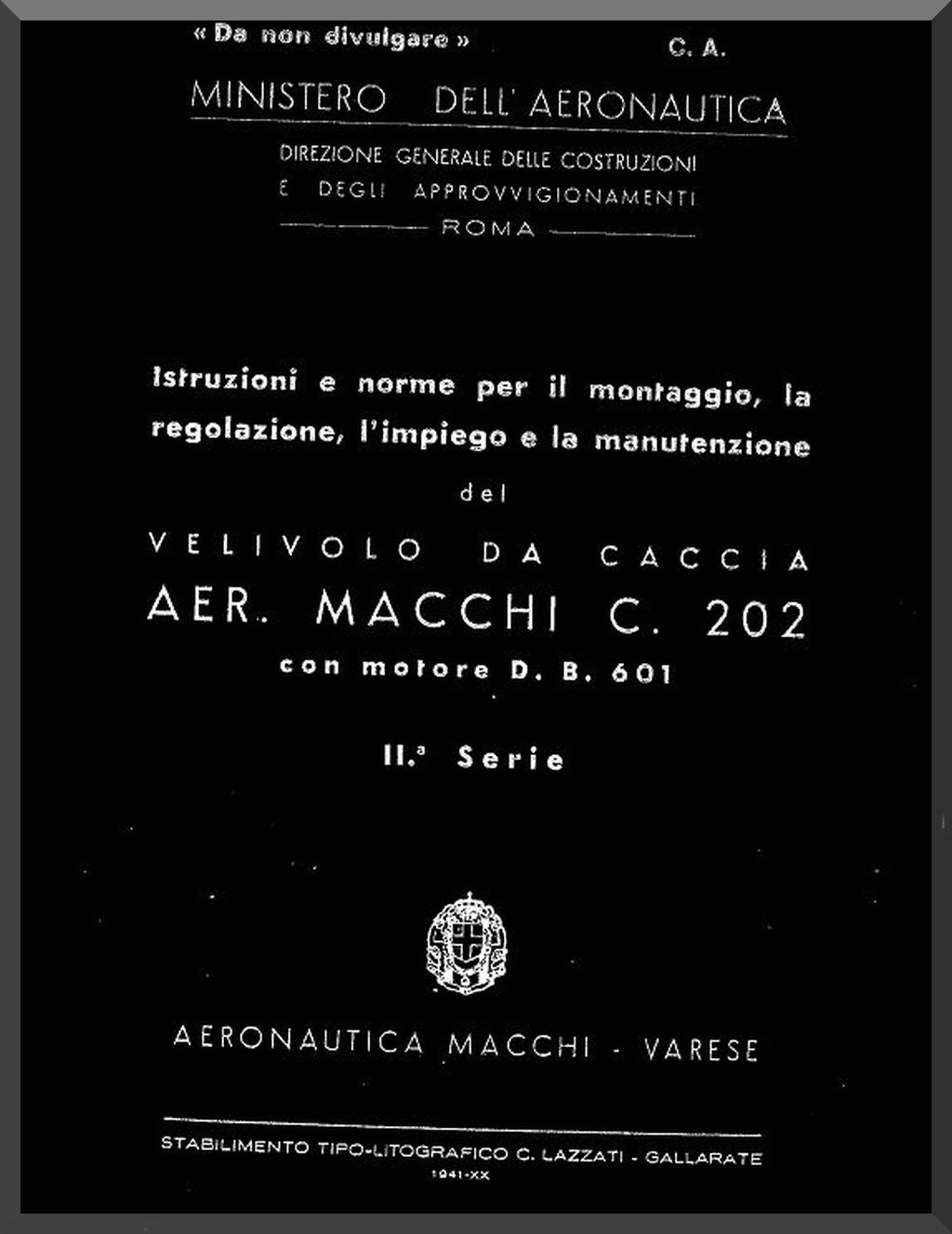 Macchi M.C. 202 Folgore Manuals Collection - Digital Download