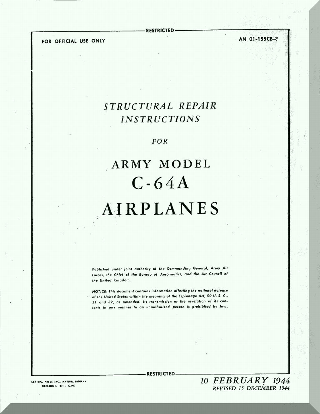 Noorduyn Norseman C-64 Aircraft Manuals Collection - Digital Download