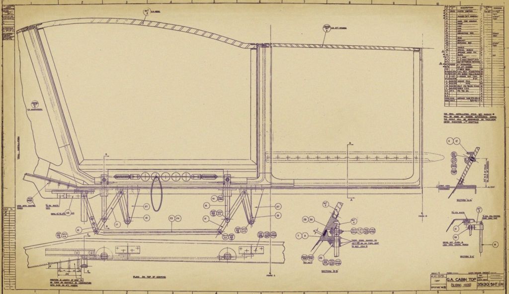 Supermarine Spitfire Mk.I Mk. II Aircraft Blueprints Engineering Drawings - Download