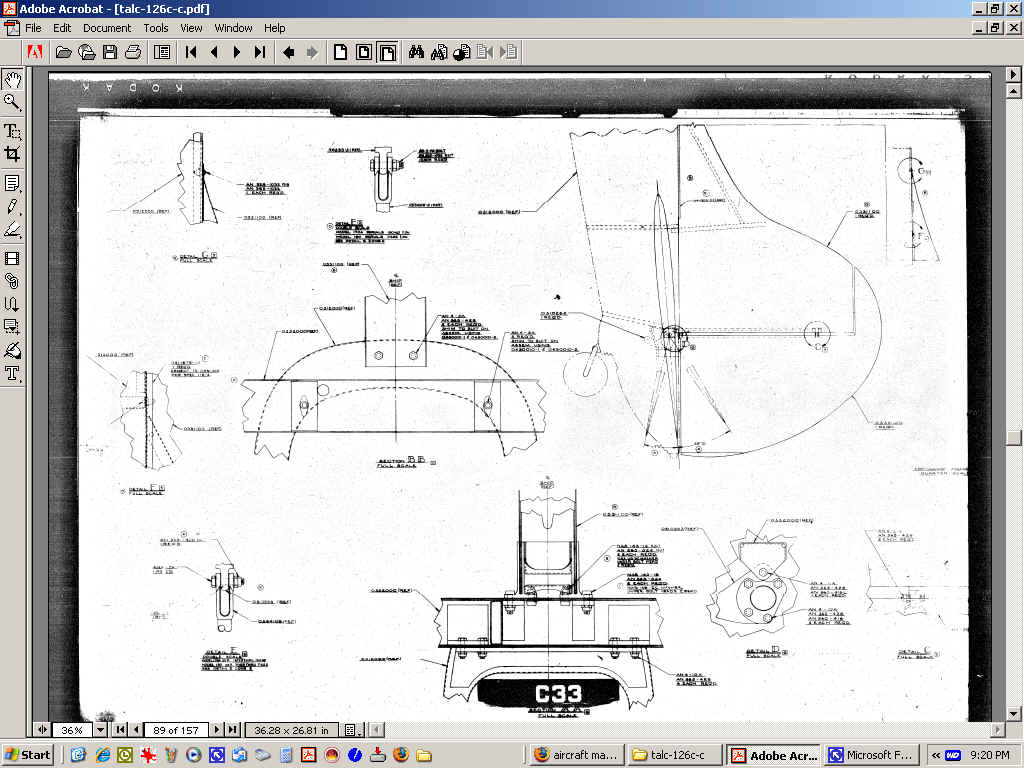 Cessna LC-126 / 195 Aircraft Blueprints Engineering Drawings - Download