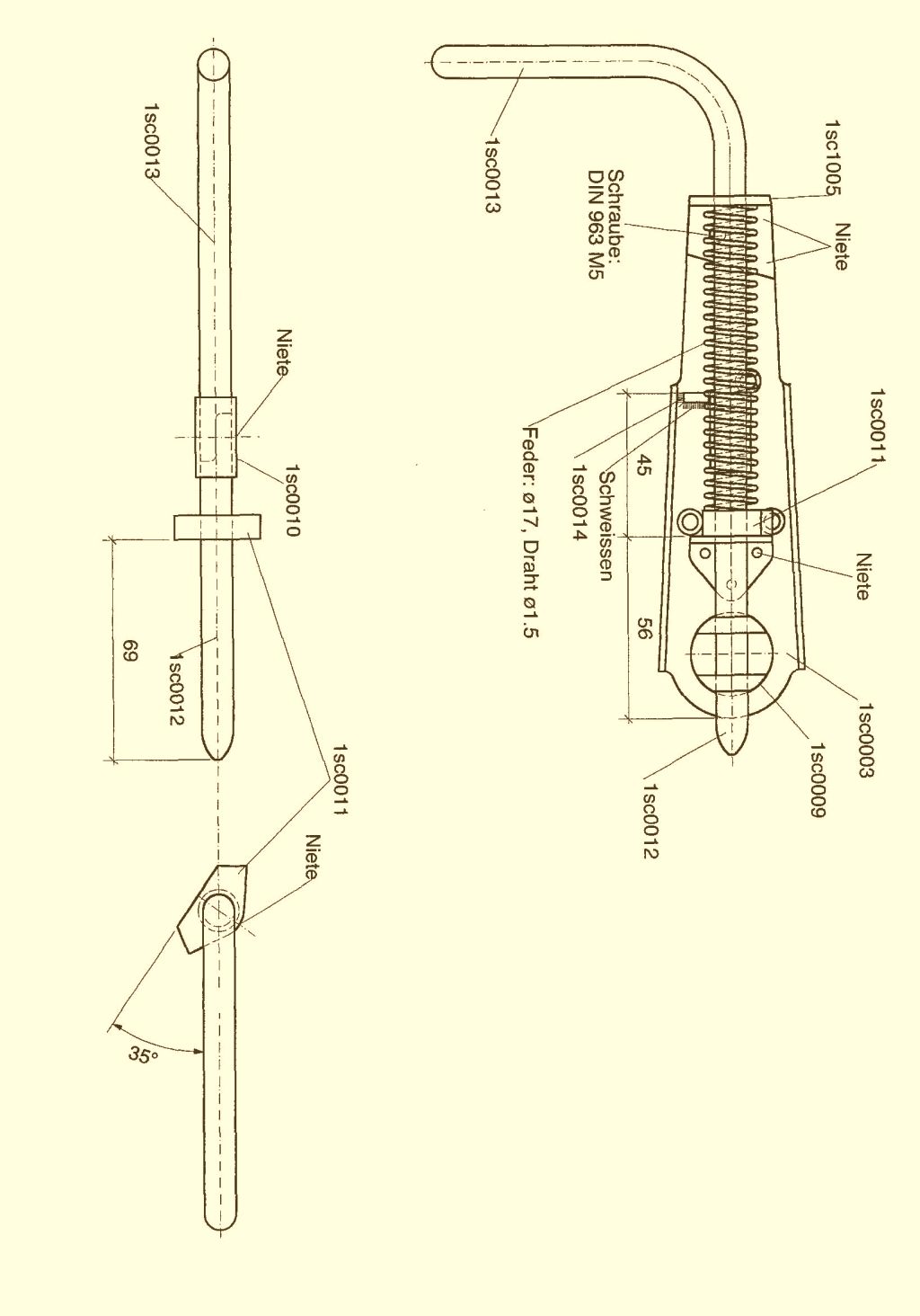 De Havilland DH.60 Moth Aircraft Blueprints Engineering Drawings - Digital Download
