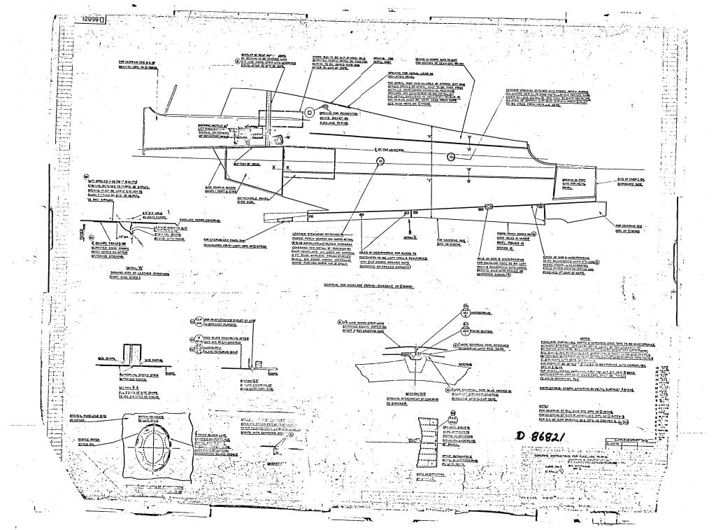 Hawker Aircraft Hurricane Aircraft Blueprints Engineering Drawings- Download