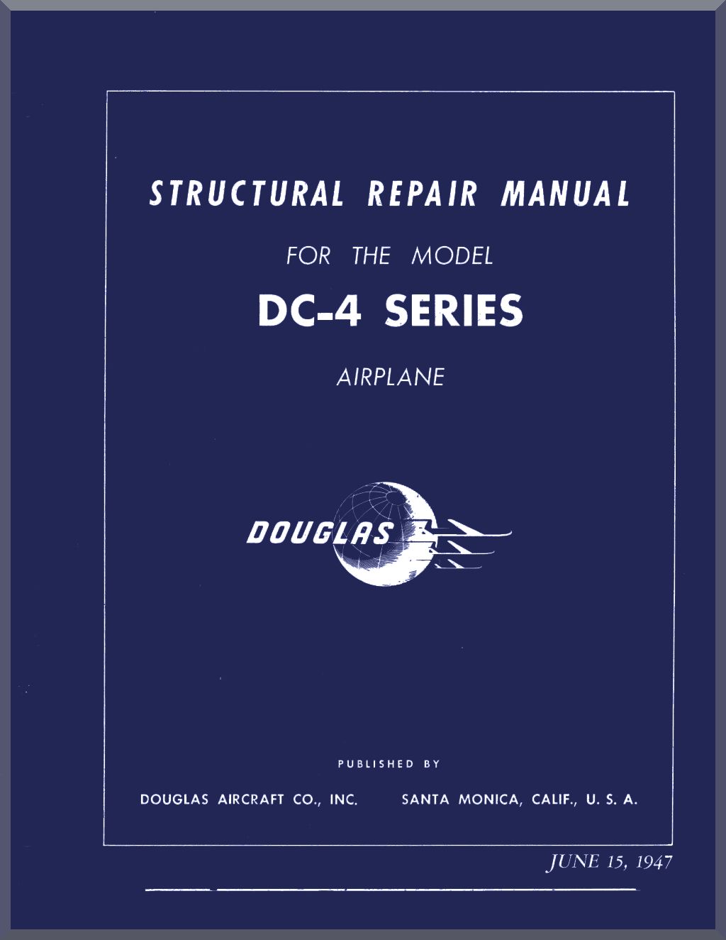 Douglas C-54 / R5D / DC-4 Skymaster Aircraft Manuals Collection