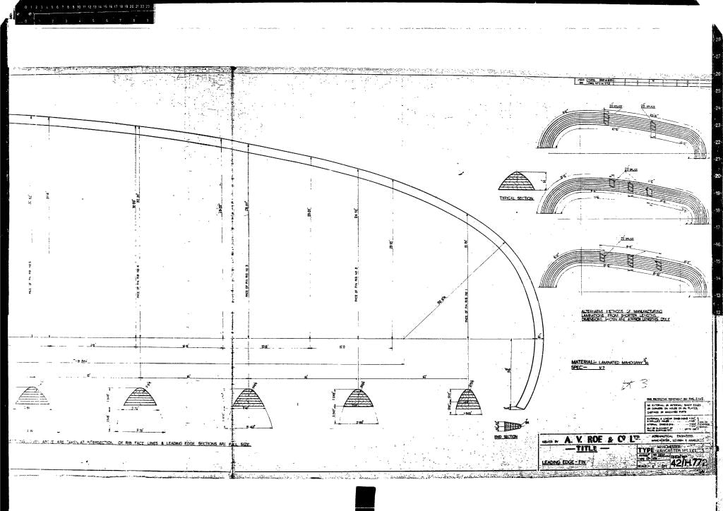 Avro Lancaster Aircraft Blueprints Engineering Drawings - Download