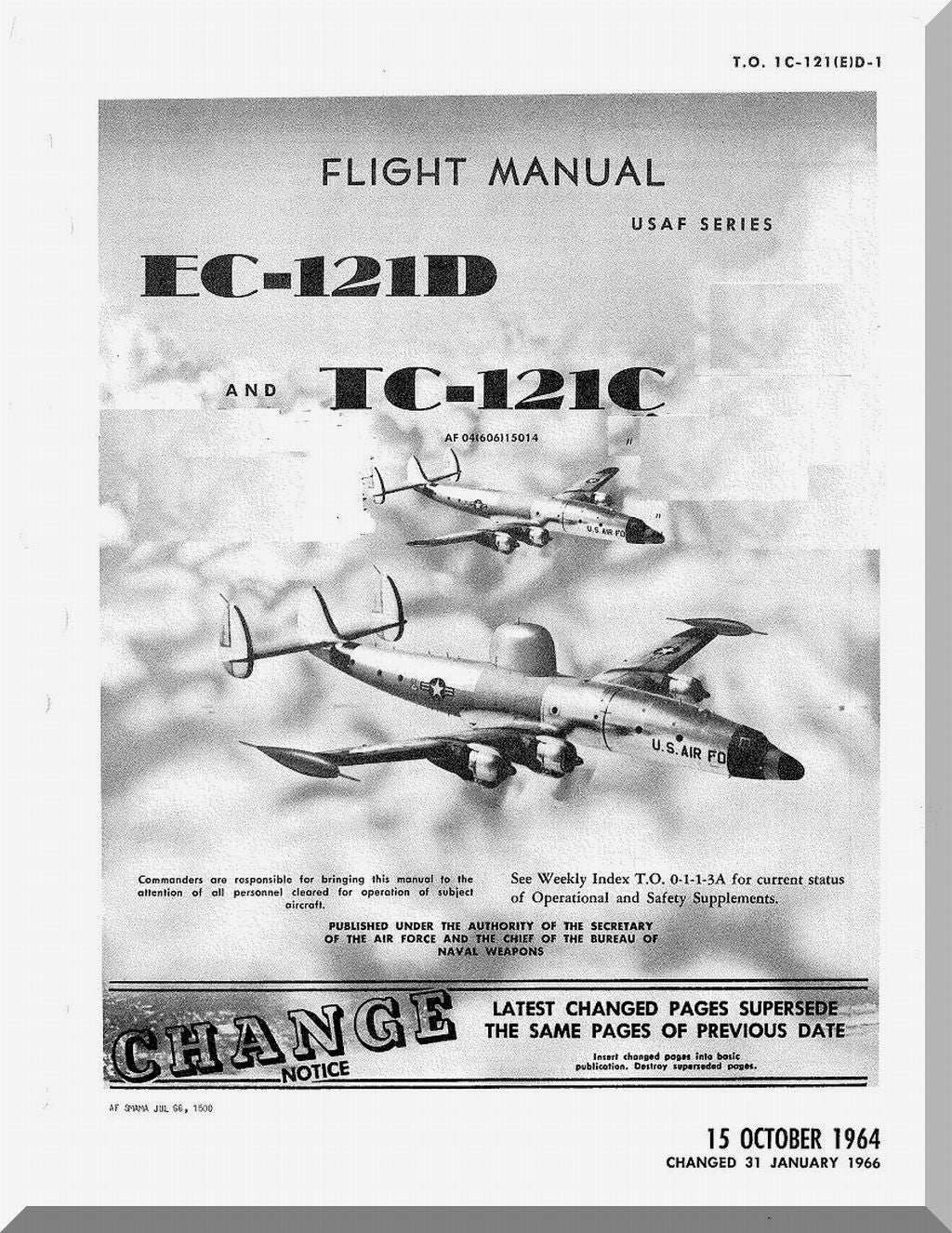 Lockheed EC-121 Warning Star Aircraft Manuals Collection - Digital Download