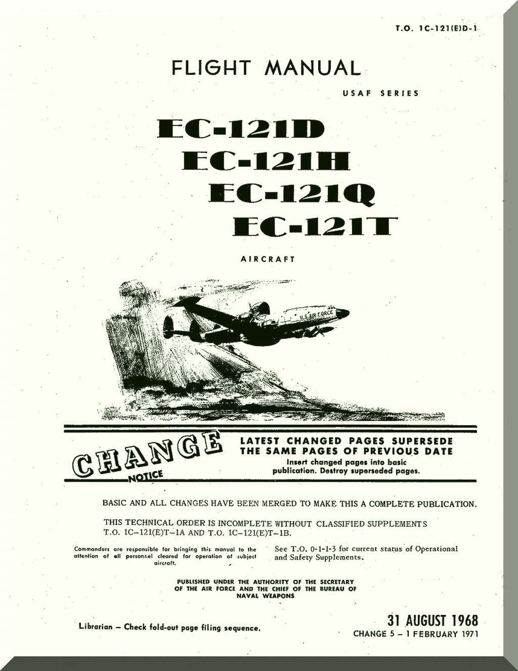 Lockheed EC-121 Warning Star Aircraft Manuals Collection - Digital Download