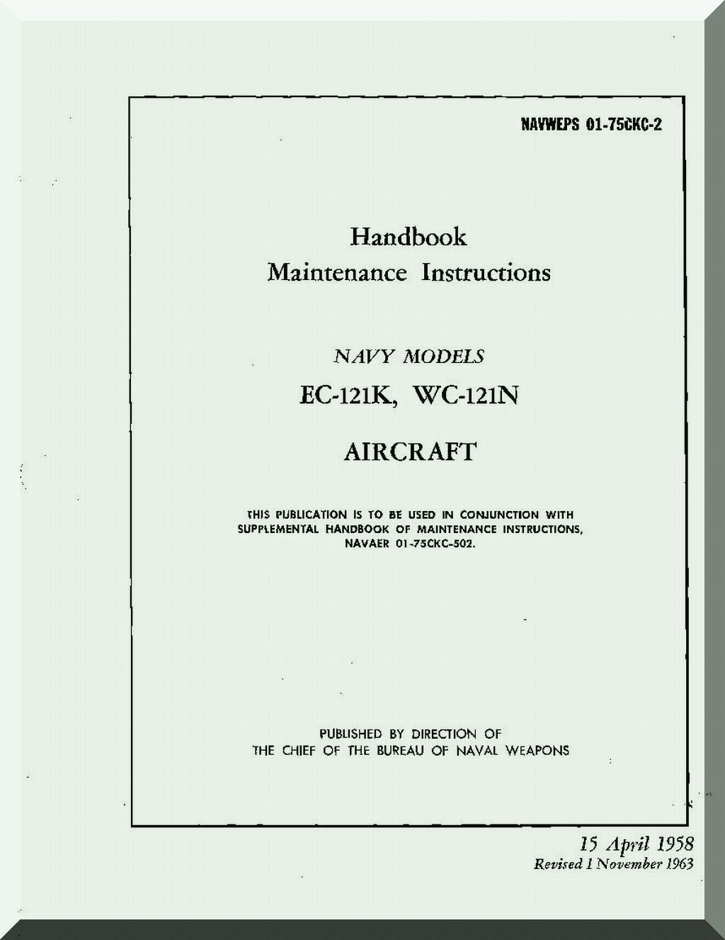 Lockheed EC-121 Warning Star Aircraft Manuals Collection - Digital Download